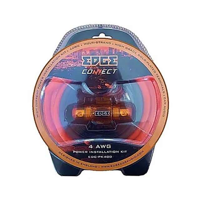 EDGE | EDC-PK400 | силовой кабель 4Ga 5+1м, MiniANL 60A, упр 18Ga- 5м, клеммы | 1