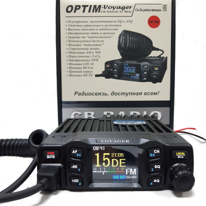 Optim | OPTIM-Voyager| 4 Вт, AM/FM, Россия-Европа., 40 каналов| превью 2