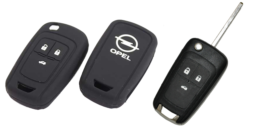 Чехол Силикон | OPEL -02   | Силиконовый чехол для выкидного ключа  | 1