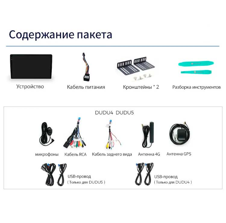 DUDU | Dudu4 Button 10" 4-64 | Android 12, 4G. дисплей 10 " Wi-Fi, USB, BT,| превью 3