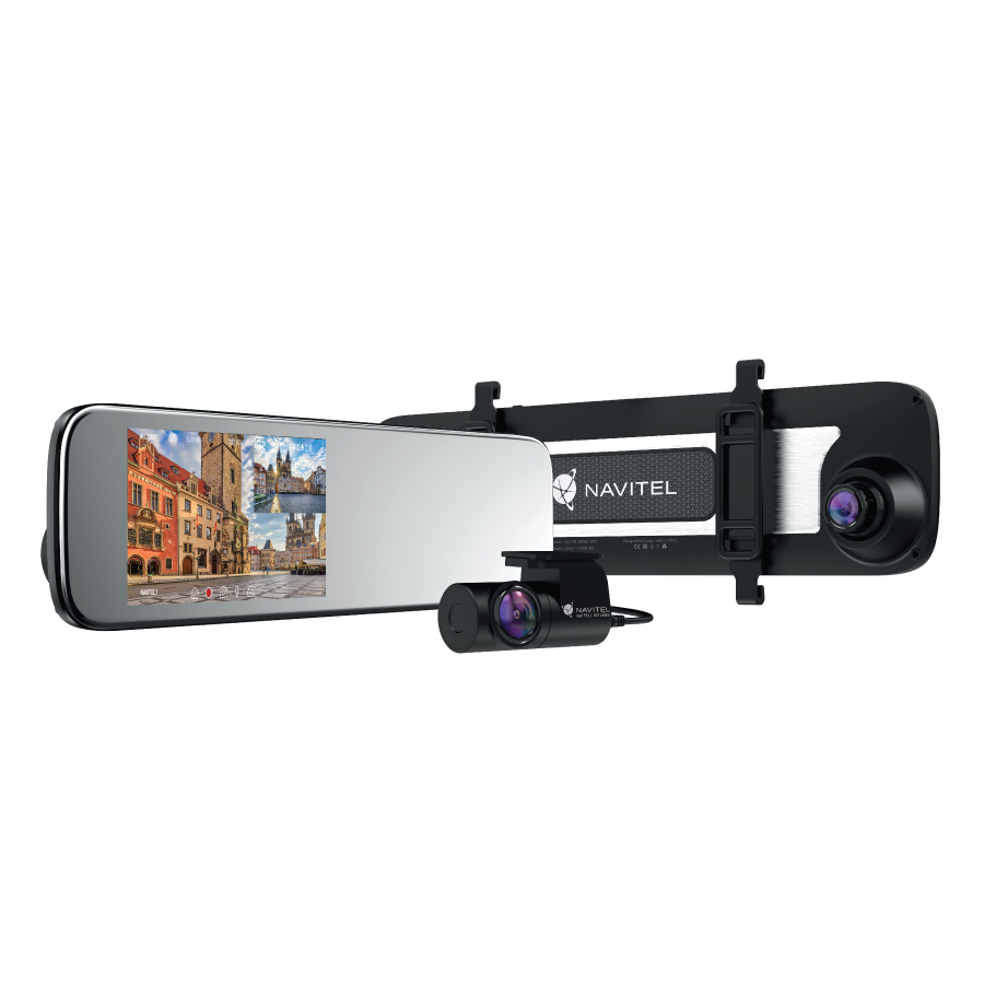 NAVITEL | MR450 GPS | зеркало 5" +2 камера,MStar MSC8336,1080 FHD 1920x1080P/30 к,160гр, | превью 1