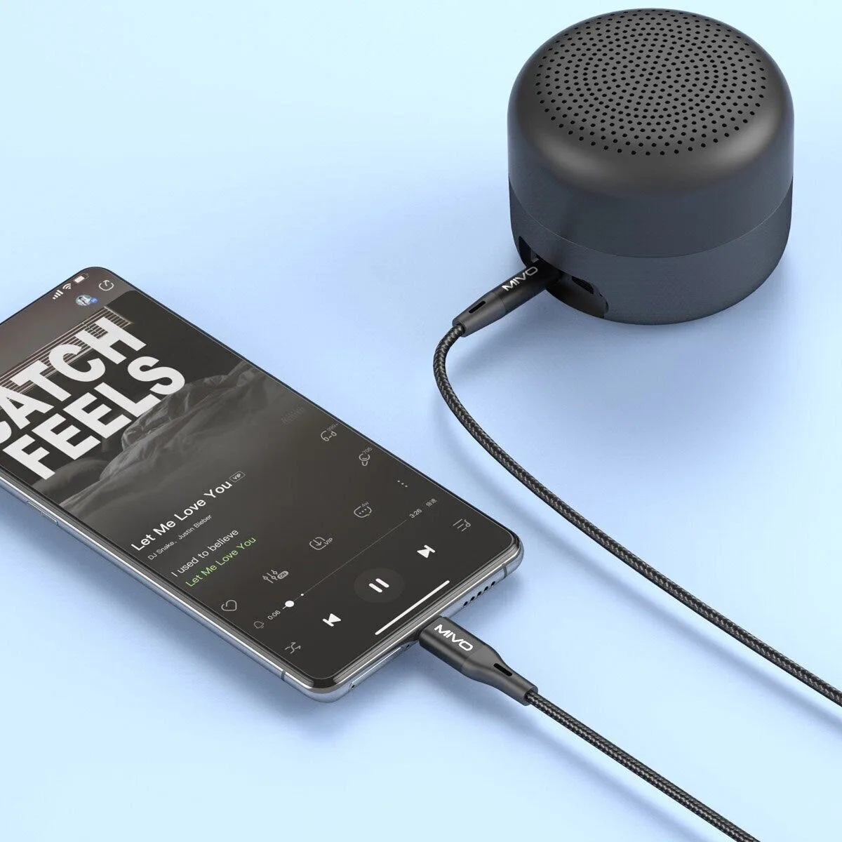 Mivo | MX-A4 | Аудио кабель Type-C на 3.5mm AUX   1,2 м | превью 2