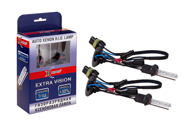 XENITE | EXTRA VISION+30%  H1 5000K | Комплект 2шт  H1 5000K , яркость+30% | превью 1