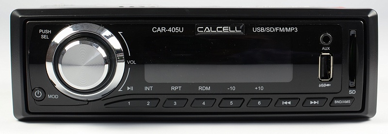 Calcell | CAR-405U | Без CD, 4*50 Вт, USB, SD/MMC, Front AUX | превью 1