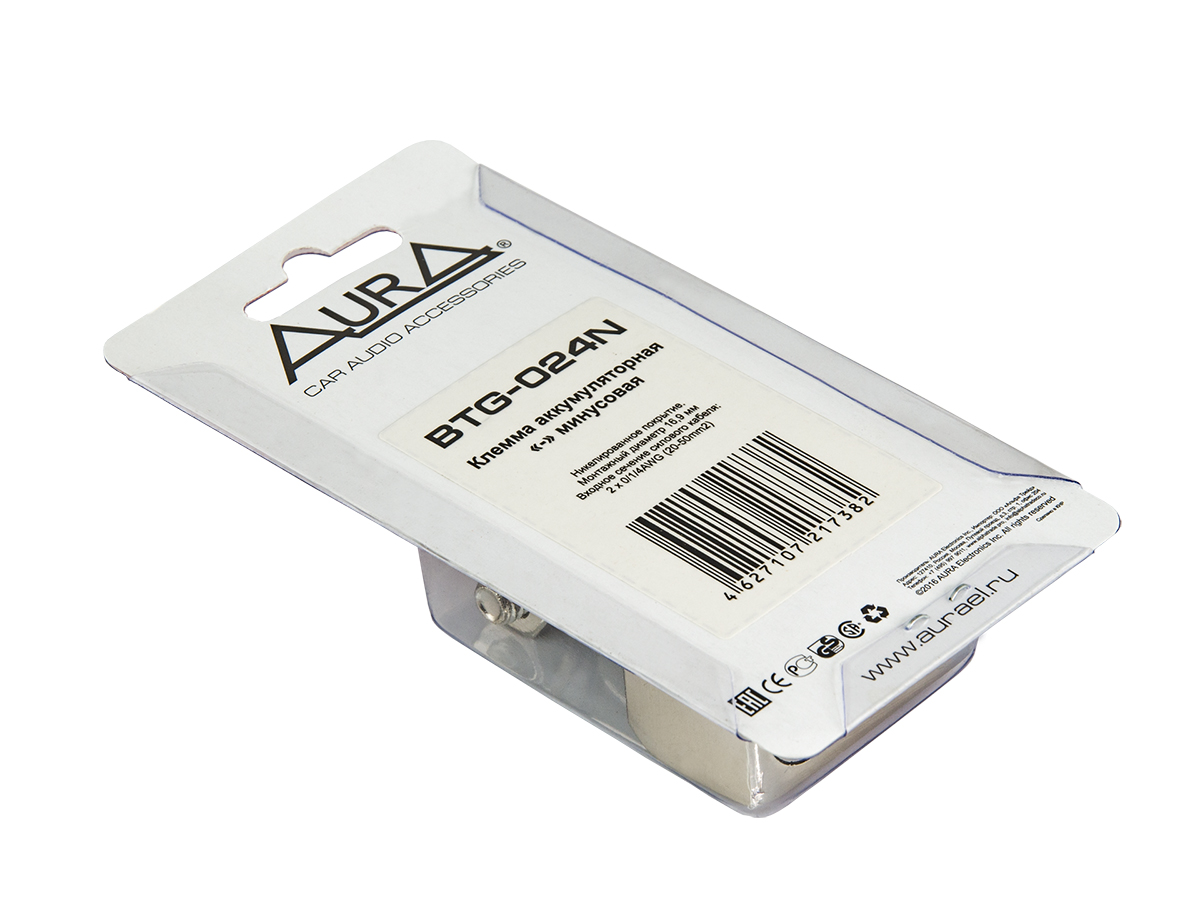 AurA | BTG-024N | Клемма для аккумулятора, "минус", 2x0/2/4 GA | превью 3
