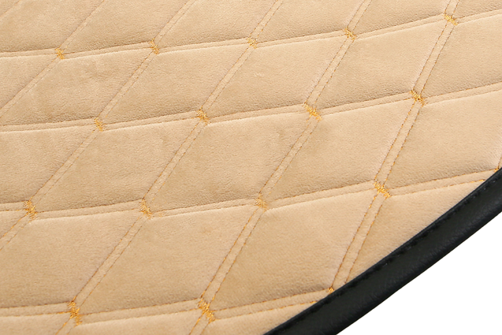 FOR CARS | Накидка на сиденье 2шт. | велюр бежевая 4 предмета | превью 2