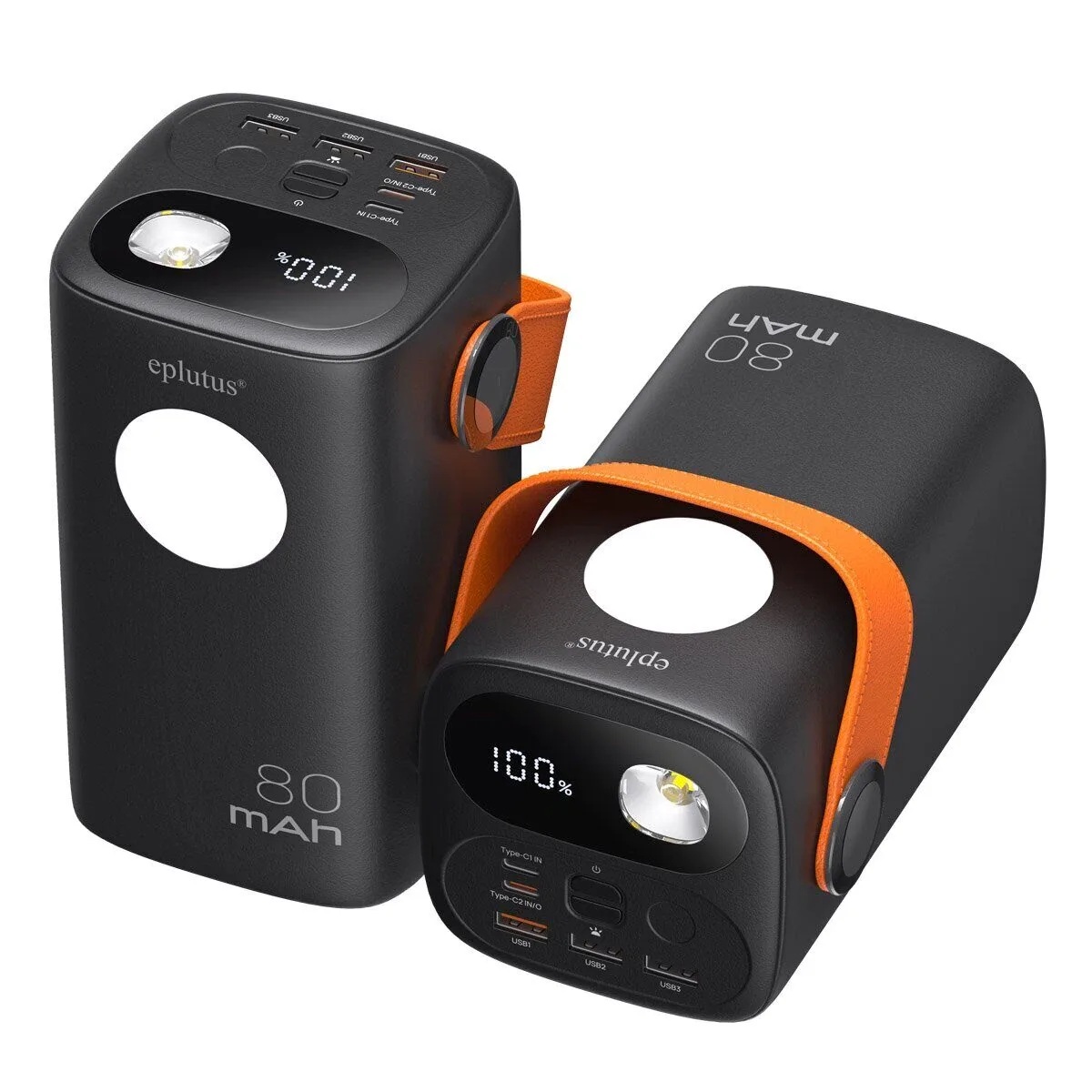 Mivo | EB-800Q | Power Bank 80000 мА⋅ч  для зарядки   телефонов, смартфонов, Индикатор заряда | превью 1