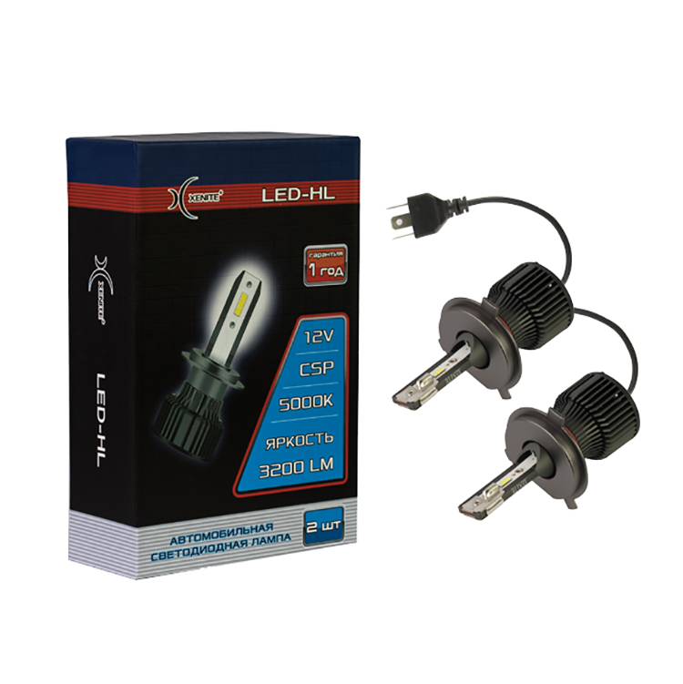 XENITE | LED-HL- H4 | Светодиодная лампа 5000K, 3200 Lm, ПАРА | превью 1