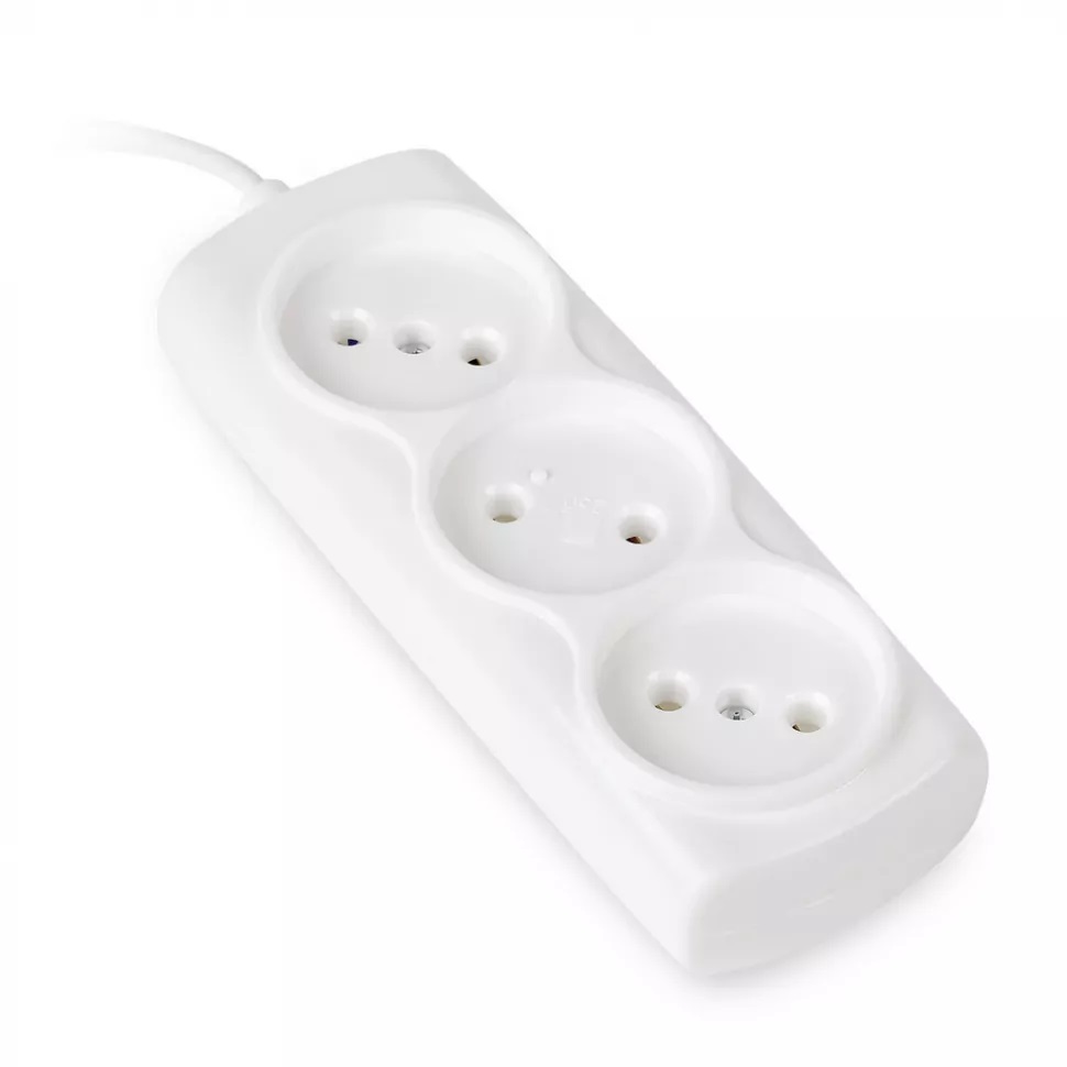 Удлиннитель |Smartbuy| Удлиннитель 3 гнезда 3 м 6А/1,35кВт без заземления ШВВП 2х0,75| превью 2