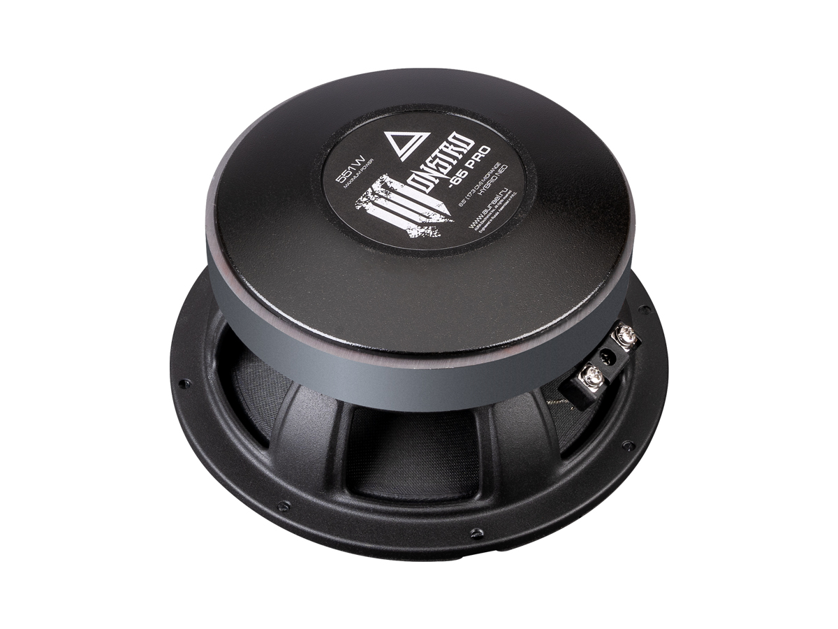 AurA | MONSTRO-65 PRO | 6.5" (17.3cm), 2" VC, ПАРА, 4 Ом, 321/551w, 101db, 130Hz-18kHz, 84mm | 6