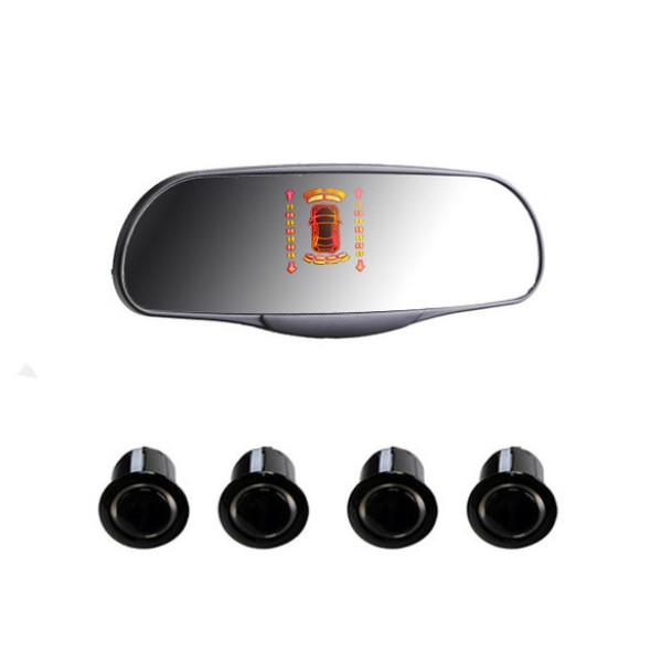 Interpower | IP 451 Black | 4 датчика Диспл в зеркале  Диаметр датчика - 21мм | превью 2