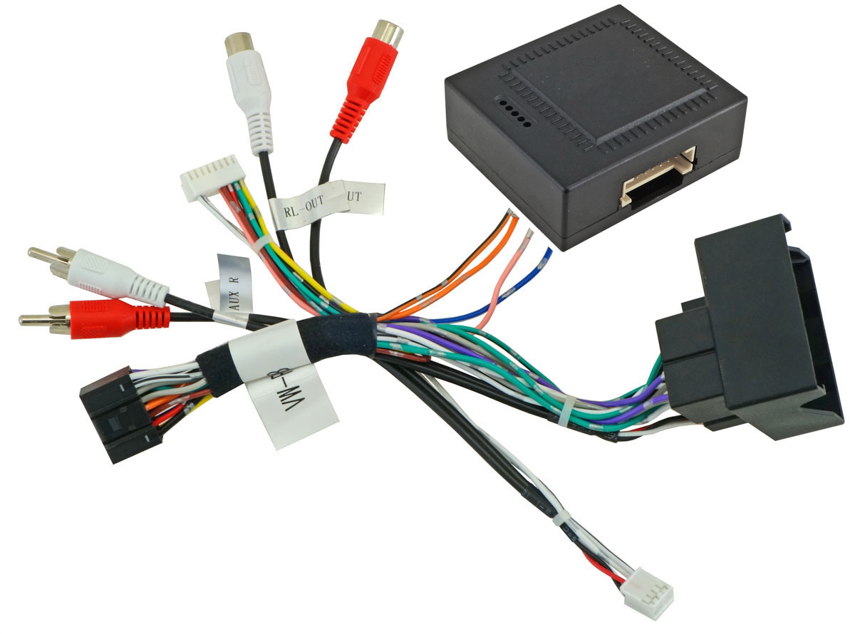 Incar | VW-UMS1478 | переходник VW Golf6, B7, SKODA Octavia A5 белый/мультицветный MFD-дисплей CAN | превью 1