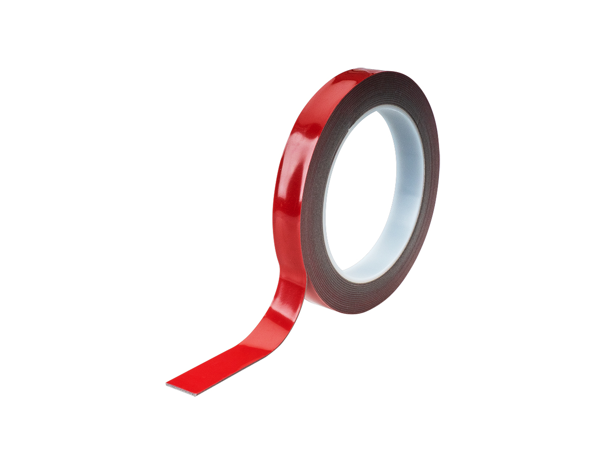 Скотч двусторонний | AurA ZTC-A115G | акриловая клейкая лента, серая, 0.8 mm x 15mm x 5m | превью 1