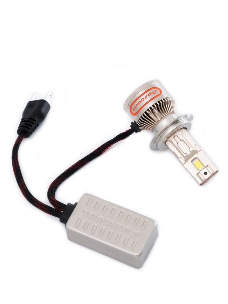 AOZOOM | P10 H7 |  с вентилятором , 5500K , 12V, 55 Вт, 3500 Lm  комплект 2 шт. | 4