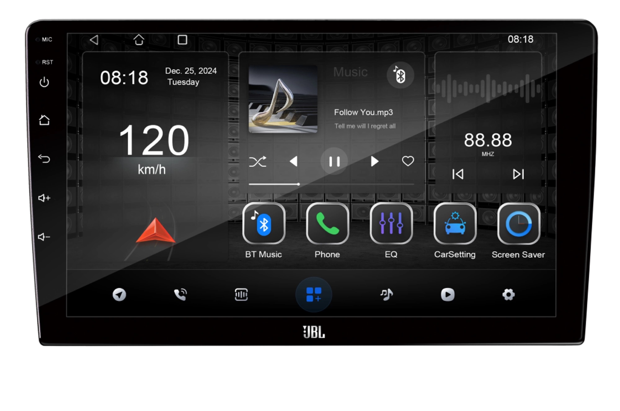 JBL | JBLORIGINA10BLK | Автомагнитола 10" Android 10DSP/4+64Gb/Bt/WiFi/Carplay 1280*720  | превью 1