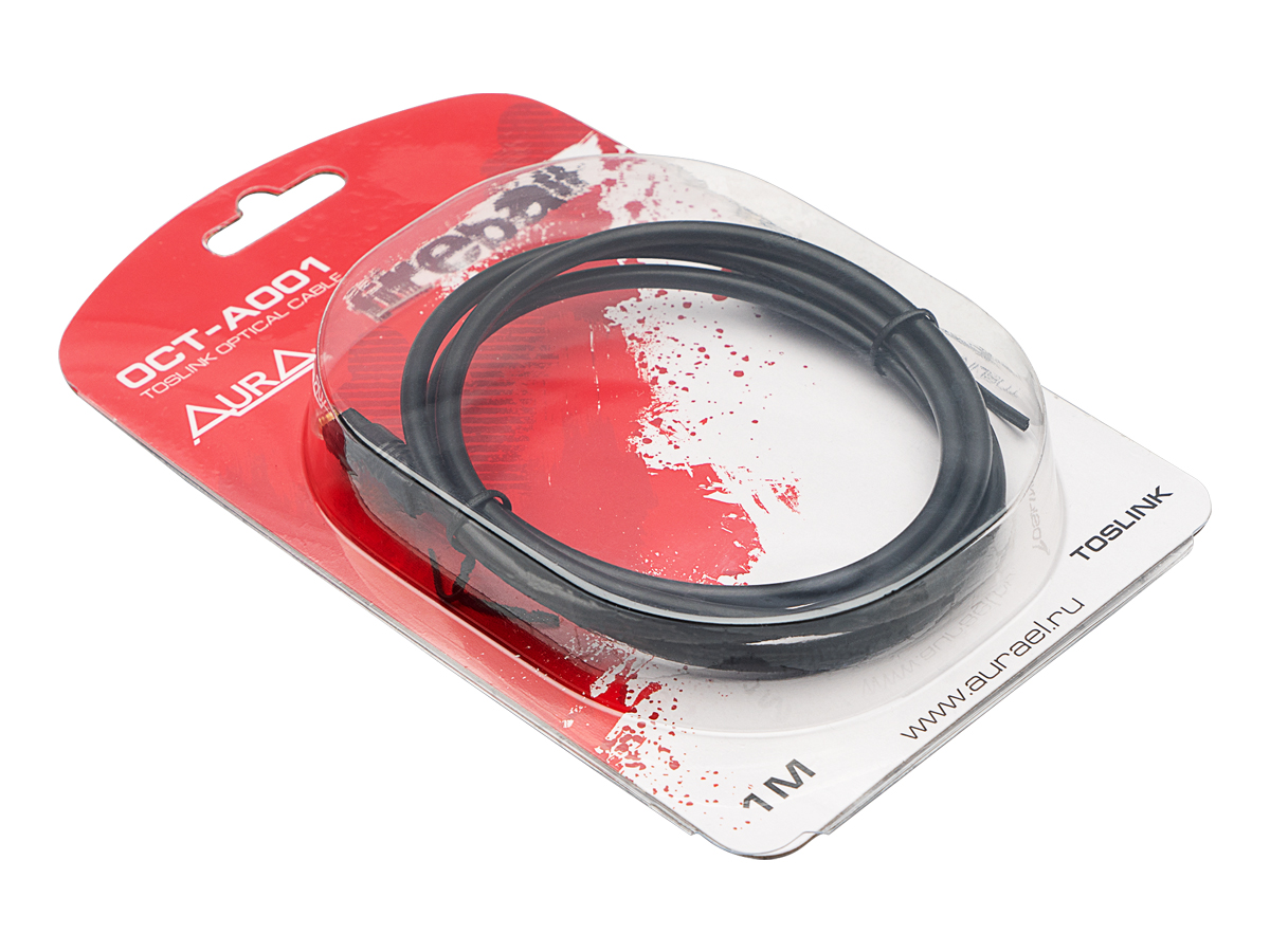 AurA | OCT-A001 | оптический кабель (TOSLINK), 1 метр | превью 3