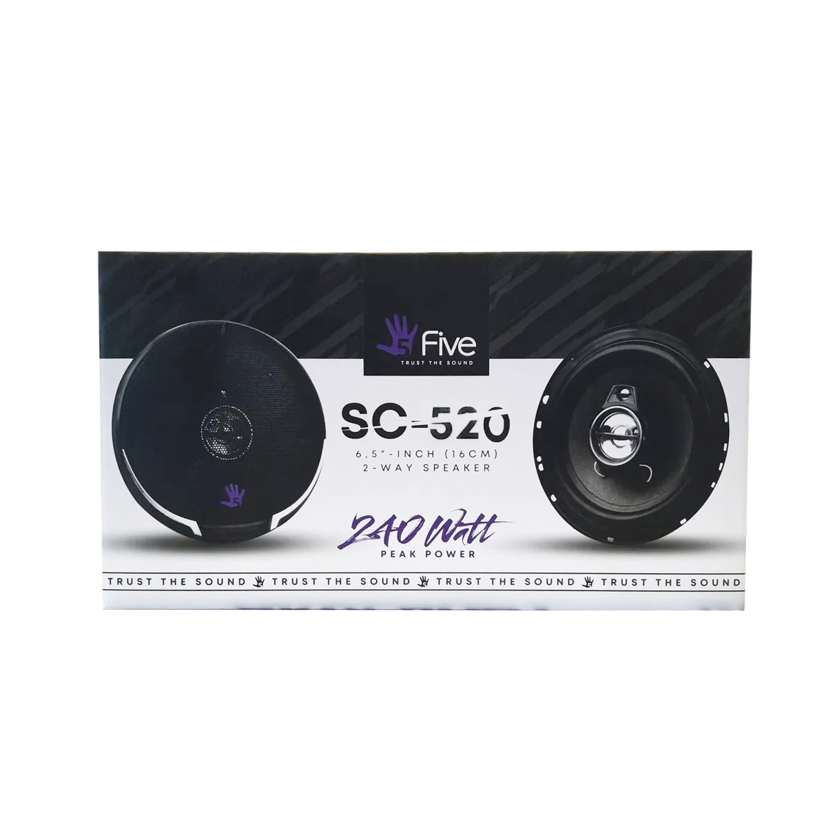 FIVE| SC-520 | 13см 2-х полосная/50Вт/бумага | 3