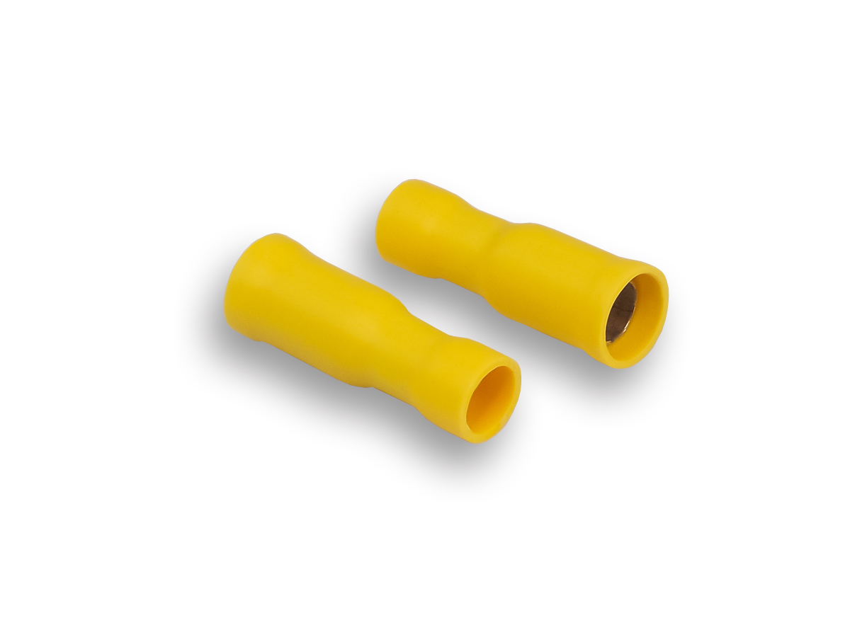 AurA | ATB-0601 | "Мама" центрального замка, желтая, диаметр кабеля: 4,0 - 6,0 mm, уп. 100шт. | превью 1