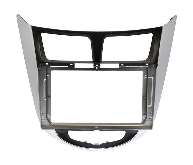 TEYES | Hyundai Solaris 2010-2016  серо-черная | Рамка  9" + КОМПЛЕКТ ПРОВОДОВ | превью 1