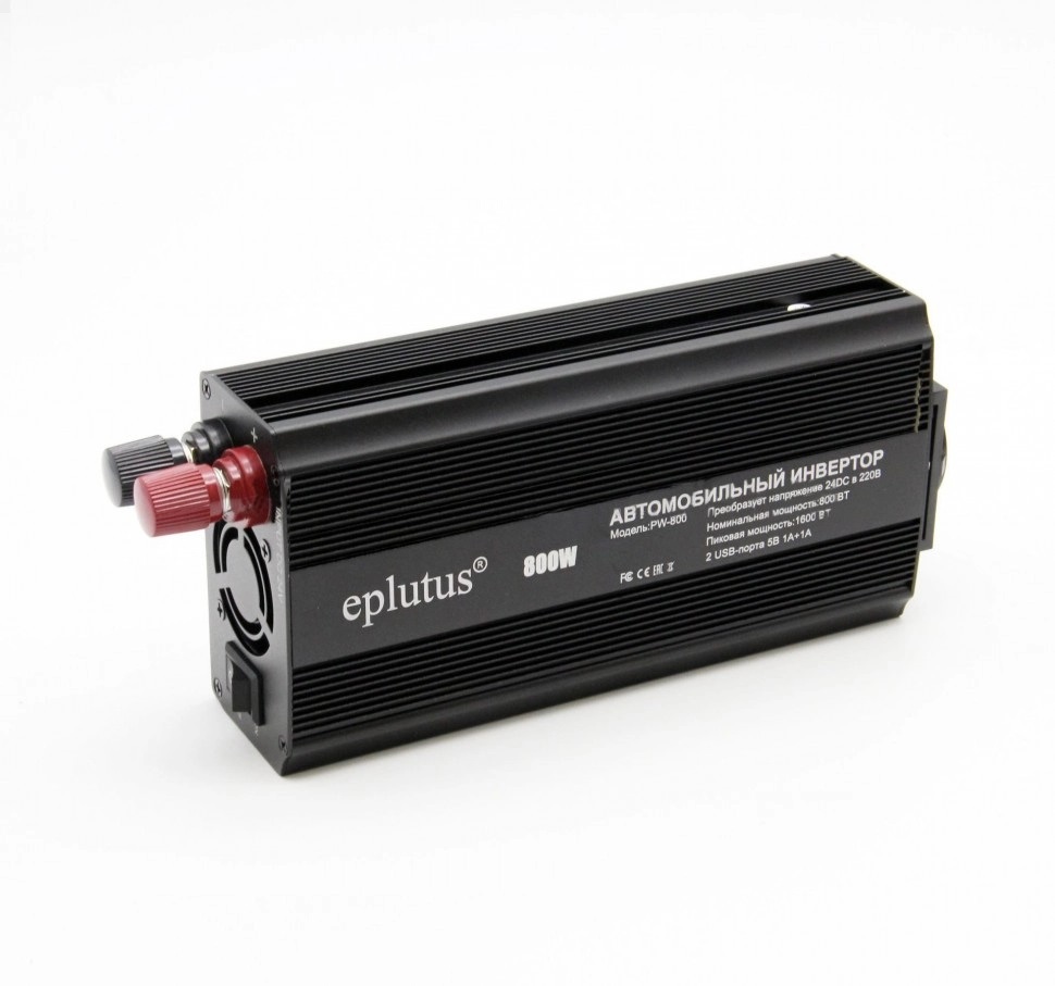 Eplutus | PW-800 | преобразователь напряжения Для Грузовиков 24V-220V, 800 Вт, порт USB | превью 1