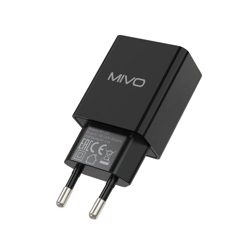 Mivo | MP-223 | Сетевое ЗУ 2x USB 220В 2.4А | превью 1