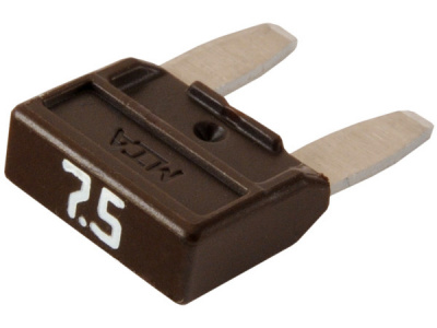 MTA | M7550 | предохранители плоские  MINI 7.5A , 50 шт/уп. | превью 1