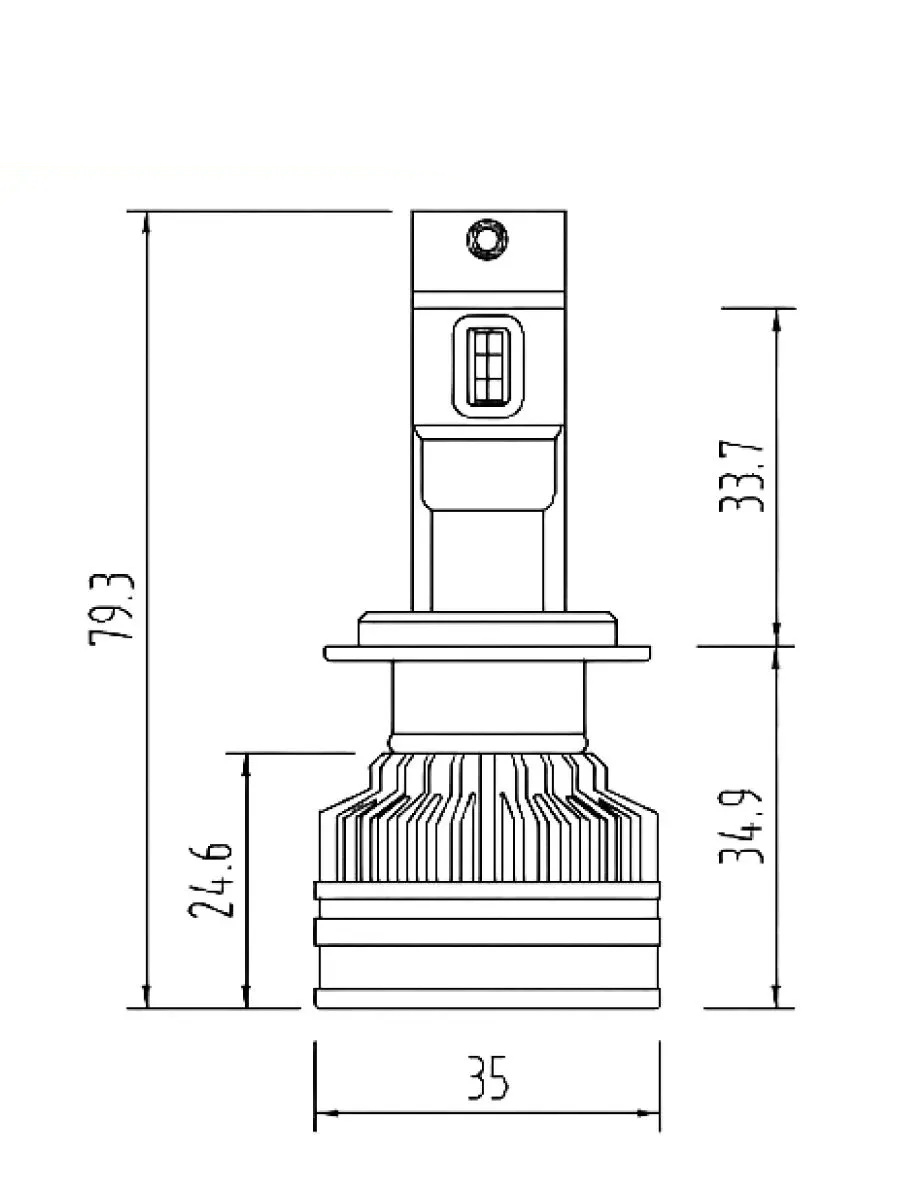 SVS | HB4 ActiveLight | LED 5500Lm, 3570CHIPS,12-24V/55W, 6000K, кулер| 2