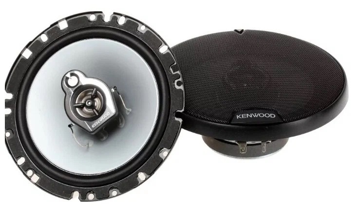 Kenwood | KFC-1753RG | 6.5" (17cm), 3-х полосные, коаксиальные, 55/310w, 70-21 kHz, 86db, 52mm | 2
