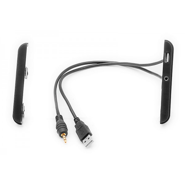 CARAV | 11-712 | 2Din универсальные боковые вставки с USB+AUX | превью 1