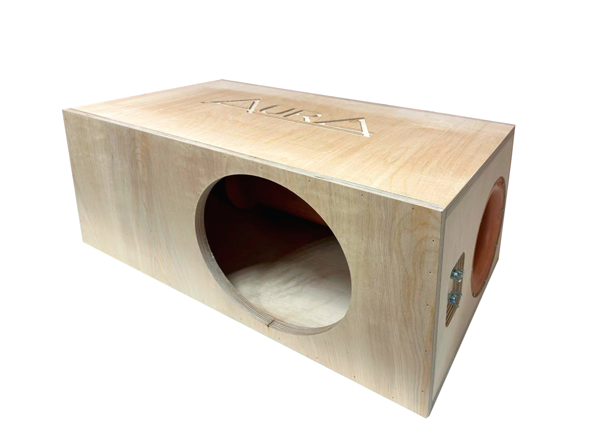 AurA | BOX-12-76-NCPW |  12" (30,5 см) унив. корп Фанера, БЕЗ ОБИВКИ 76 литров  | превью 1