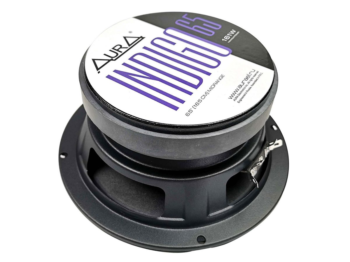 AurA | INDIGO-65 | 6.5" (16.5cm), ПАРА, 4 Ом, 81/161w, 94db, 120Hz-18kHz, 73.5mm | 3