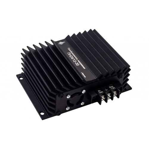БАЗИС | ПН24/12-30 | Преобразователь напряжения с 24в на 12 вольт, 30A, активное охлаждение | превью 1