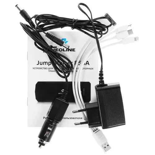 Neoline | JUMP STARTER 850A |Запуск автомобиля, з/у,  20000 мАч, Ток.запуска 450/850А | 5