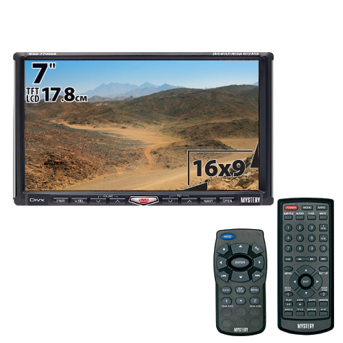 Mystery | MDD-7700DS | 2DIN DVD, 7", USB, Touch Screen, BlueTooth, TVтюн., тв-ант.,55x4, 5,1 | 1