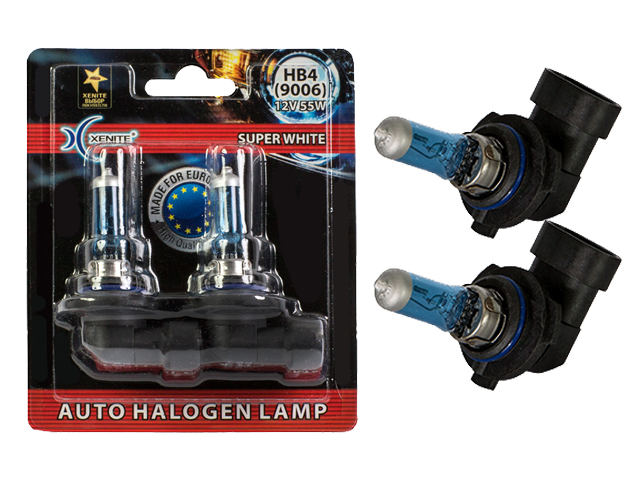 XENITE | HB4 9006 Super WHITE | 12V 55W + 30% | упаковка 2шт. превью 1
