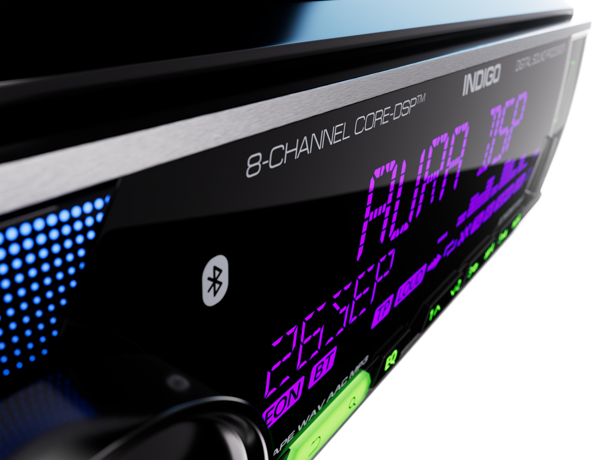 AurA | INDIGO-876DSP MkII | CORE-DSP (8 RCA, 6V), FLAC, BT 5.3, APP, 3-ZONE RGB, D-SWC, ДУ | 5