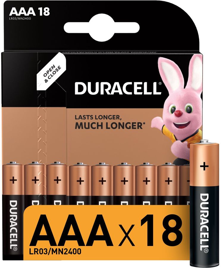 Duracell | ААA LR03-18BL | Батарейка Duracell PROFESSIONAL 18 ШТ. ЦЕНА ЗА 18 ШТ. | превью 1