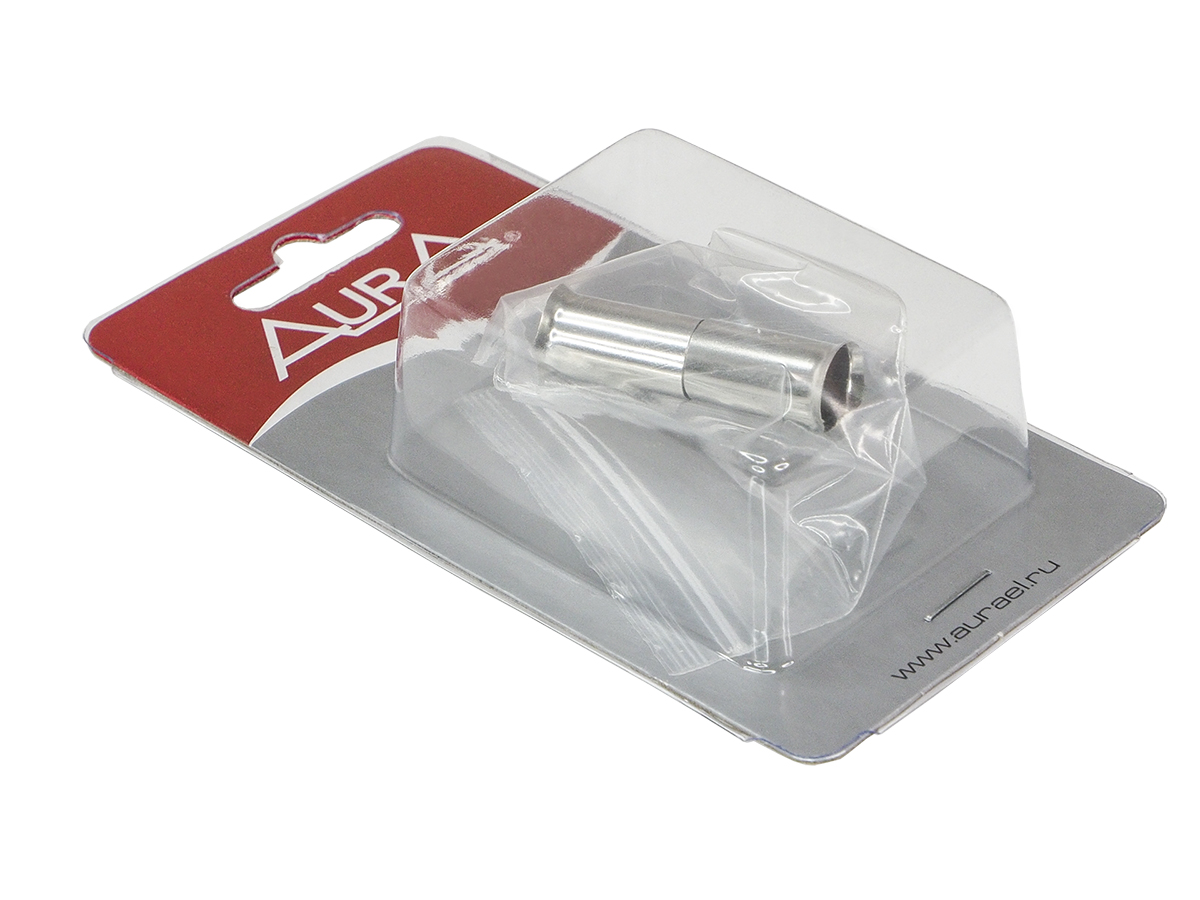 AurA | APT-5500 | Гильза силовая, 0Ga (50мм2), комплект 2шт., Nickel, блистер | превью 2