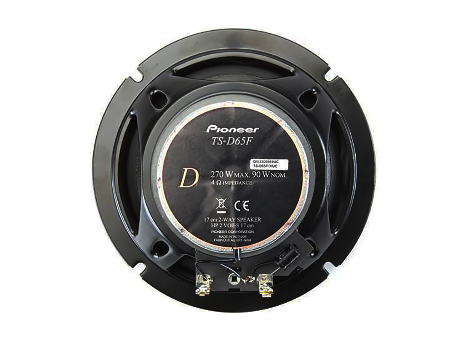 Pioneer | TS-D65F| 2018г.17см.2-х полосн,коакс,90/270W,32-49000Гц, 84дБ | 4