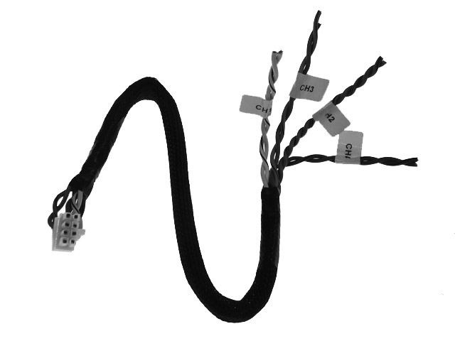 MATCH | PP-SC 0.5 | разъем 8-пиновый Molex с проводами 0,5м для сабвуфера | 1