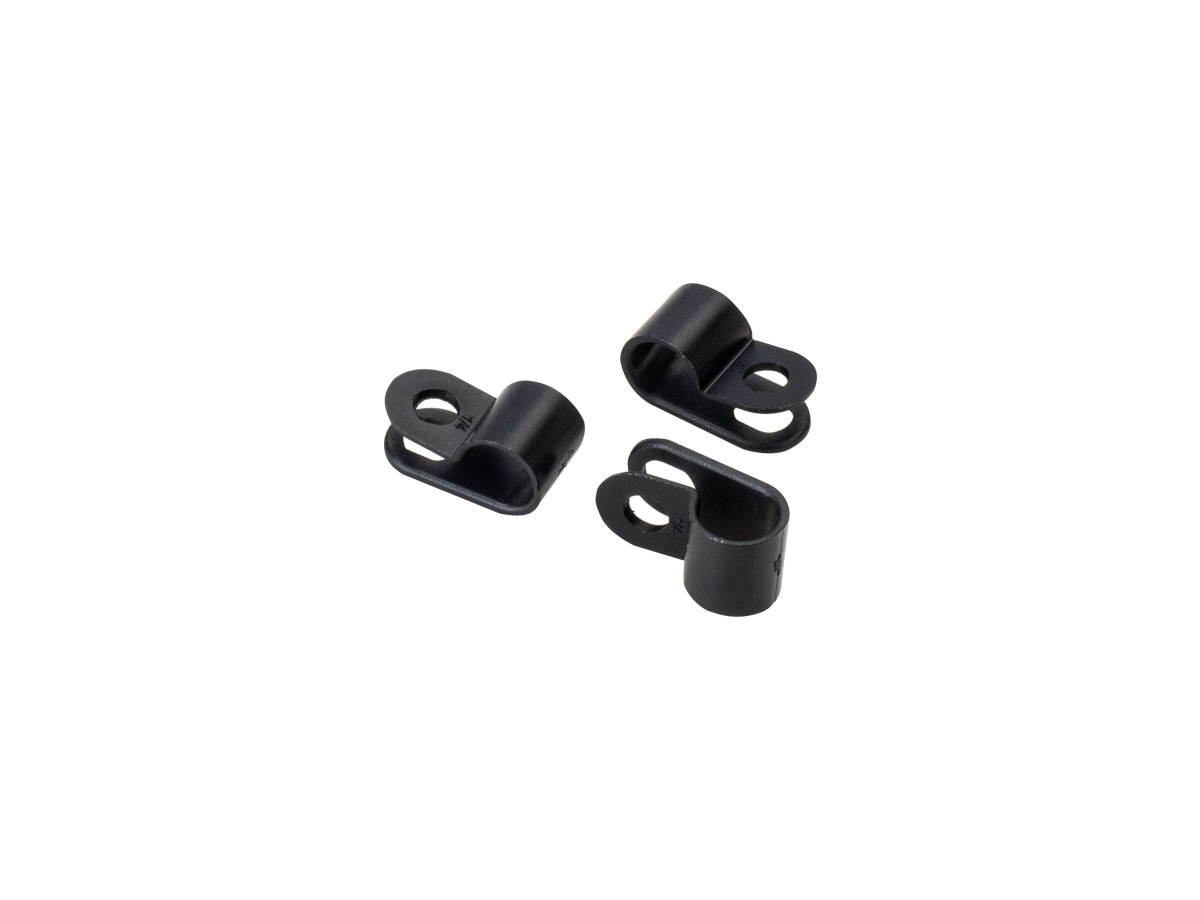 AurA | CCN-808B | Клипса крепежная, сечение до 8 AWG (8мм), пластик, в пакете: 100 штук!!! | превью 1