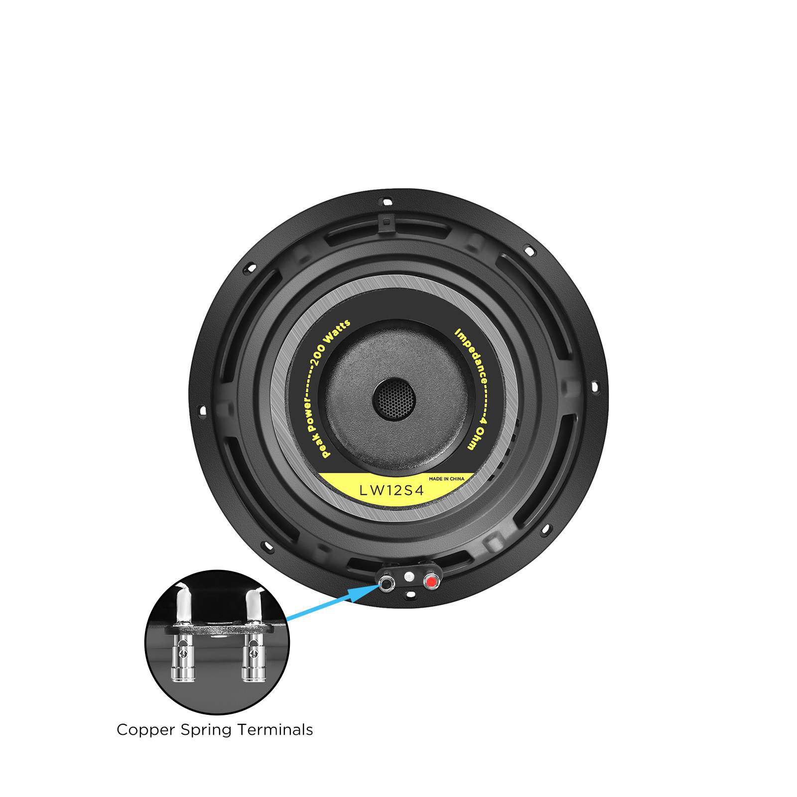 Recoil | LW12S4 | Сабвуферный динамик, 12", 4 Ом,  RMS/Peak -150W/300W,40-500Hz   | превью 3
