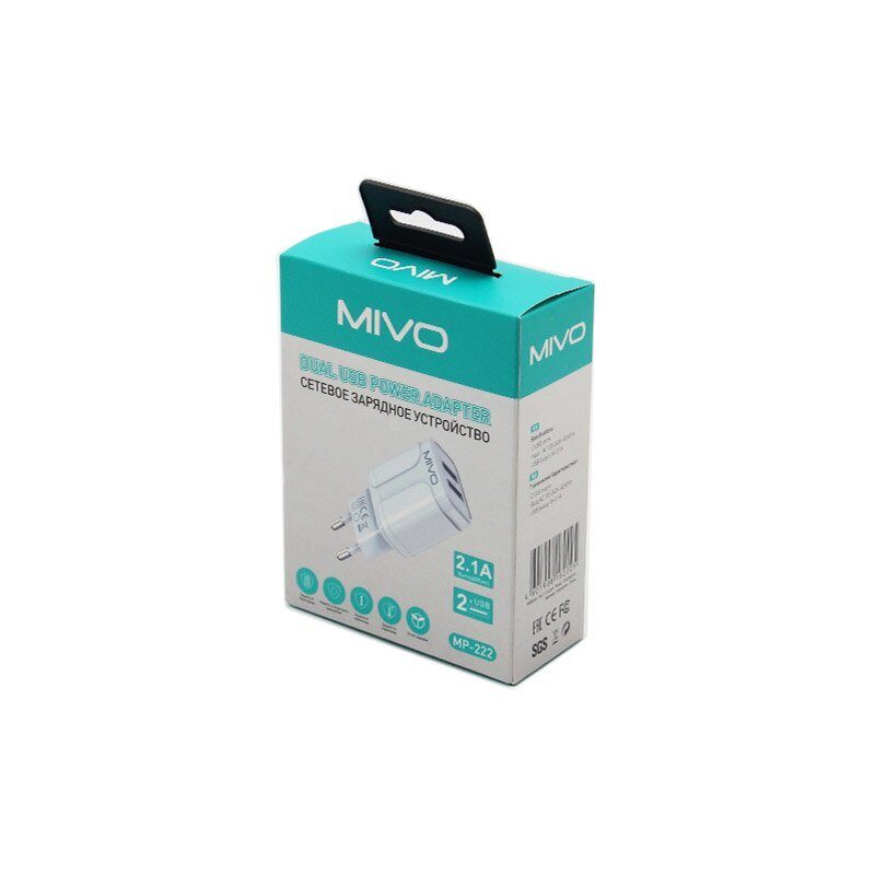 Mivo | MP-222 | Сетевое ЗУ 1x USB 220В 2.1А | превью 3