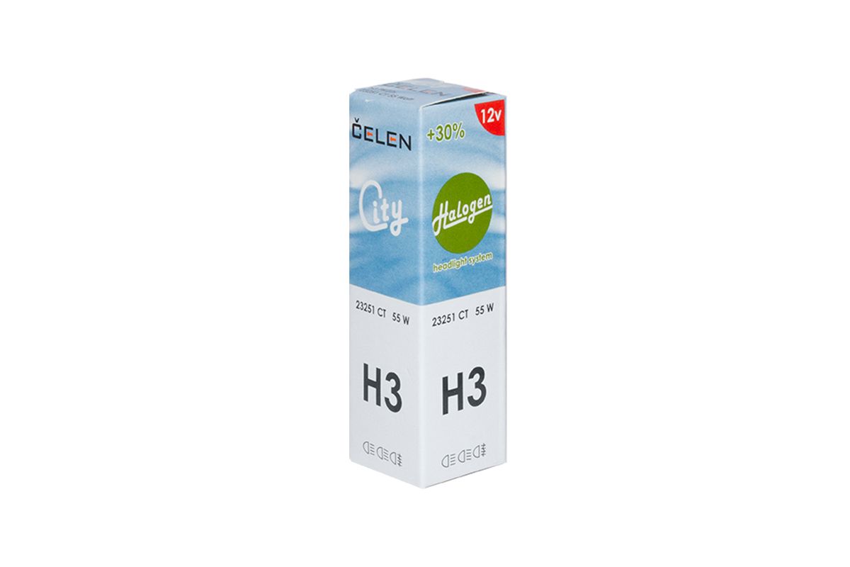 CELEN | H3 23251CT Halogen | Лампа Halogen City + 30% H3 12V 55W  СИНЯЯ | превью 1