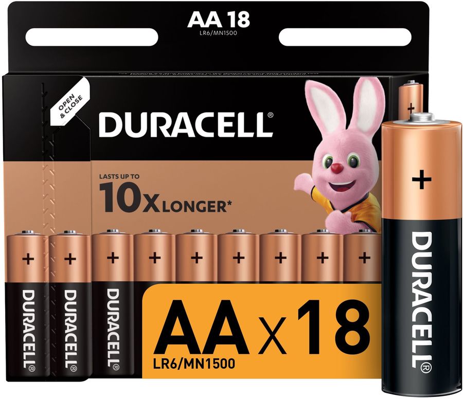 Duracell | АА LR6-18BL | Батарейка Duracell PROFESSIONAL 18 шт.   ЦЕНА за 18 шт. | превью 1