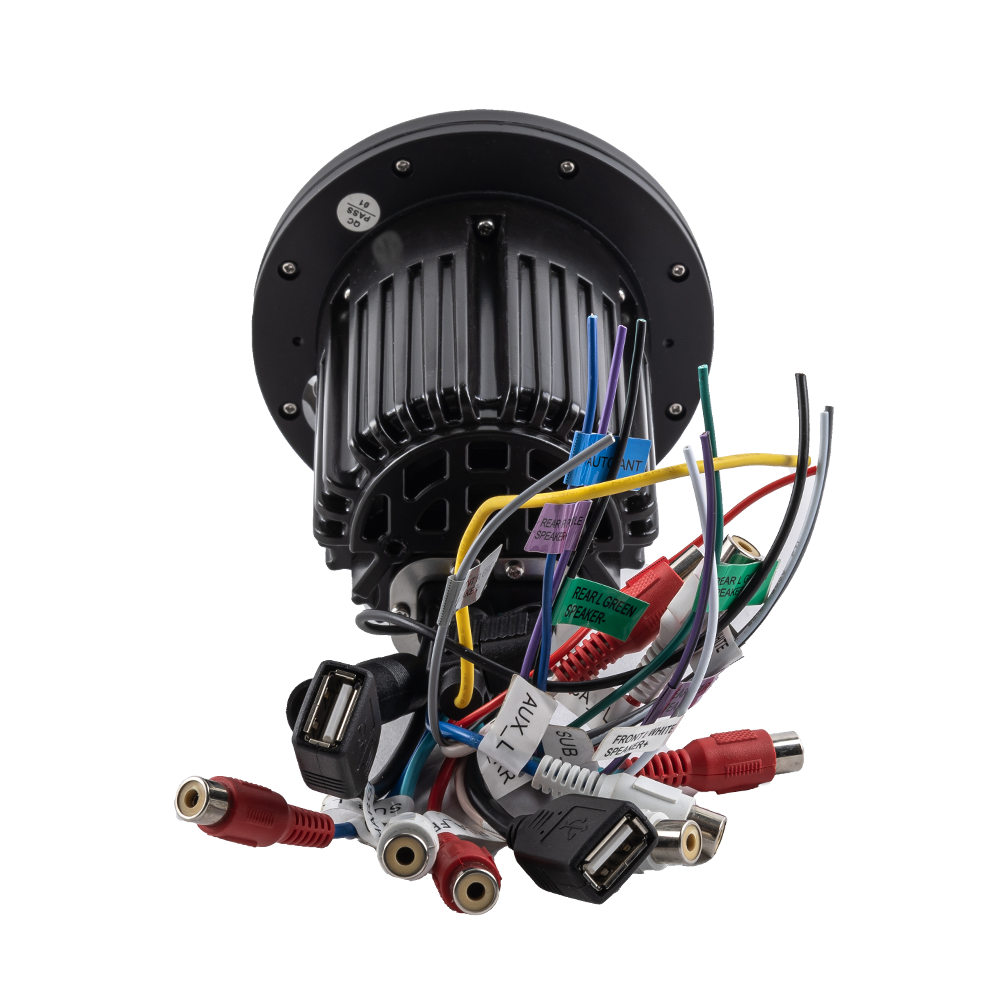 ACV | AMR-601RB | круглый/черный/4*50W/BT/USB/FM/AM | 4