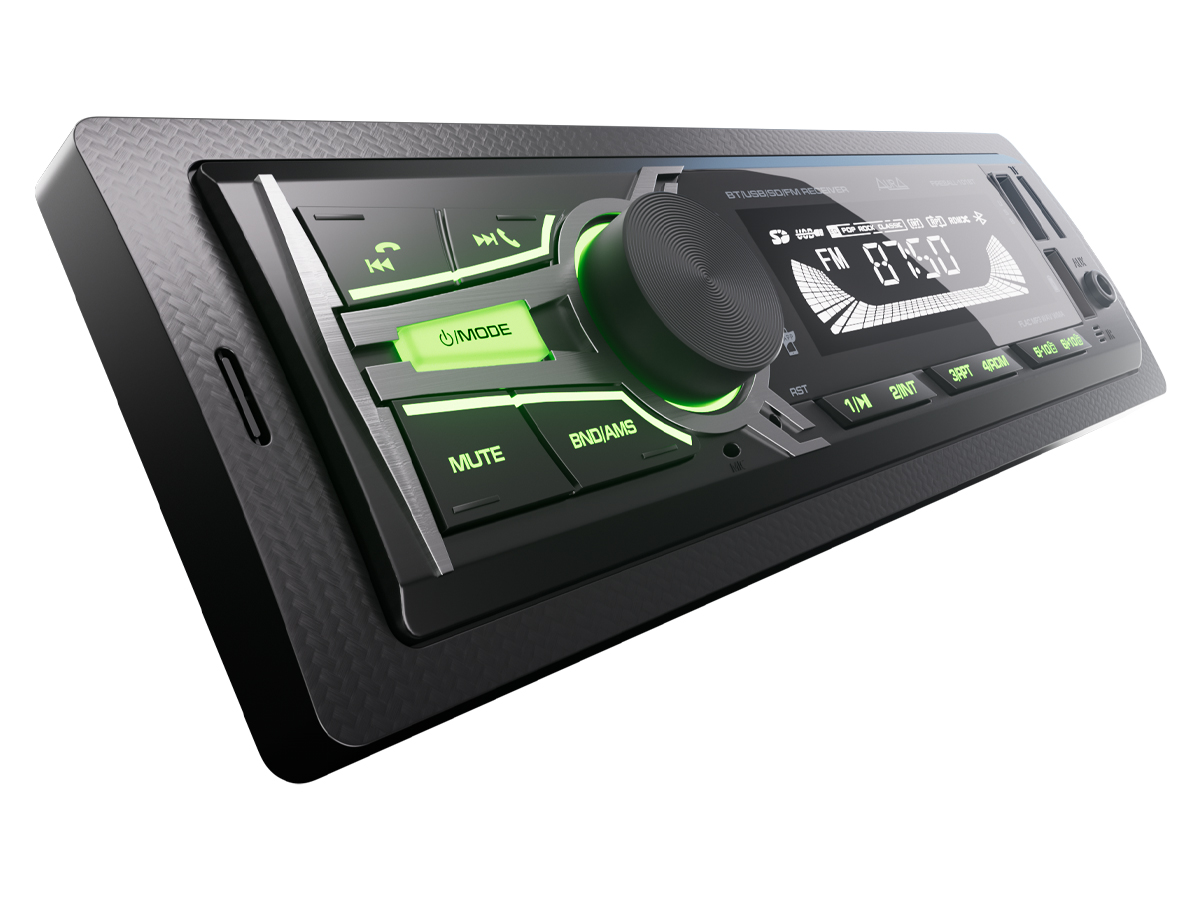 AurA | FIREBALL-101BT | 4x36w, FLAC, 2xUSB/BT, APP, 1 пара RCA, зеленая подсветка | превью 1