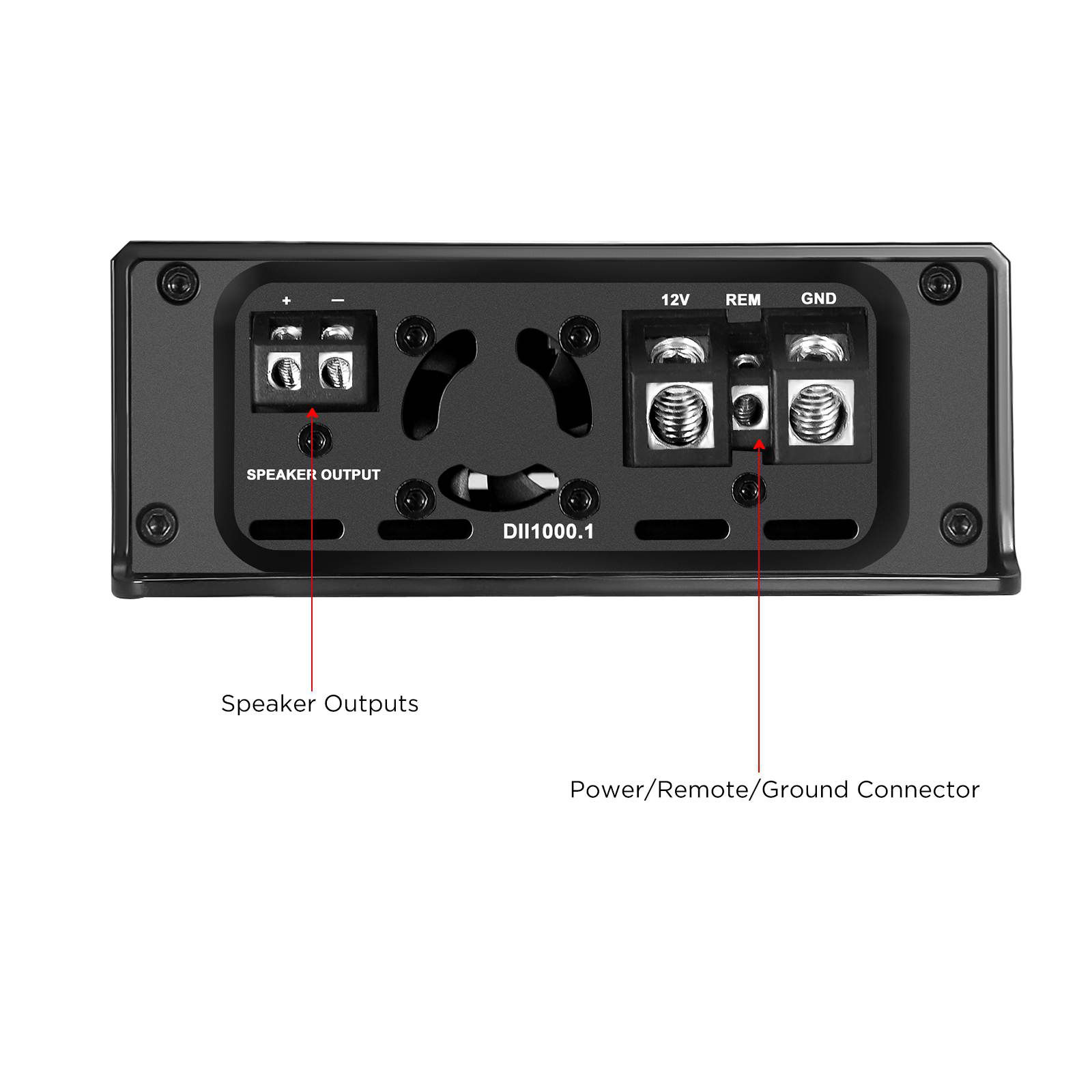 Recoil | DII1000.1 | 1-х канальный усил., 1х550/1000/min2Om, mini | 4