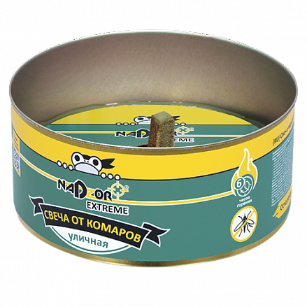 Nadzor | SVCHEX1 | Свеча антимоскитная на эфирных маслах, 6 часов горения| 1