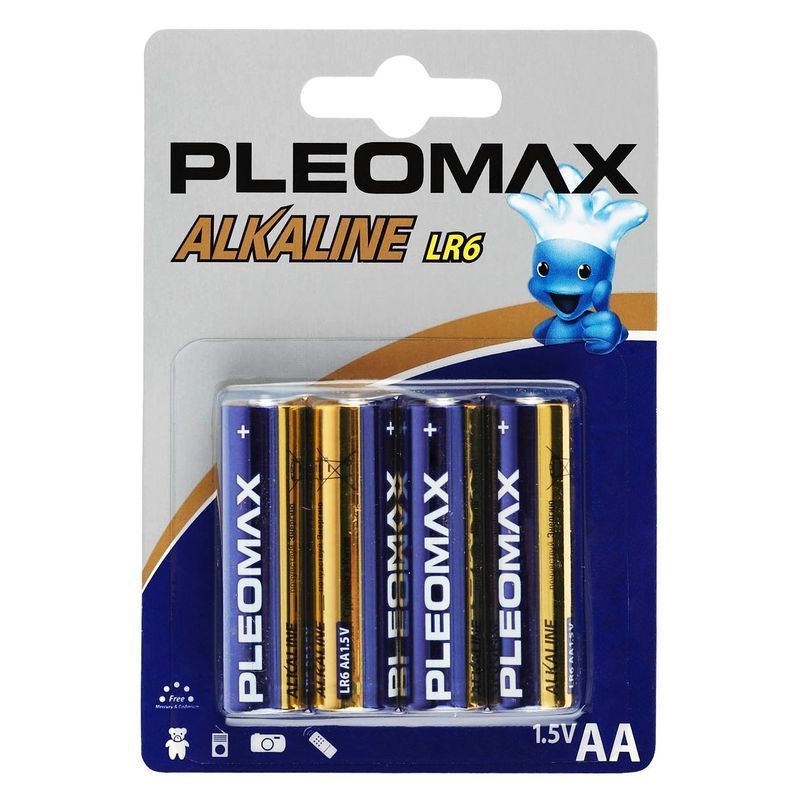 SAMSUNG | АА LR6-4BL | Батарейка SAMSUNG PLEOMAX 4 шт. ЦЕНА ЗА 4 шт. | 1